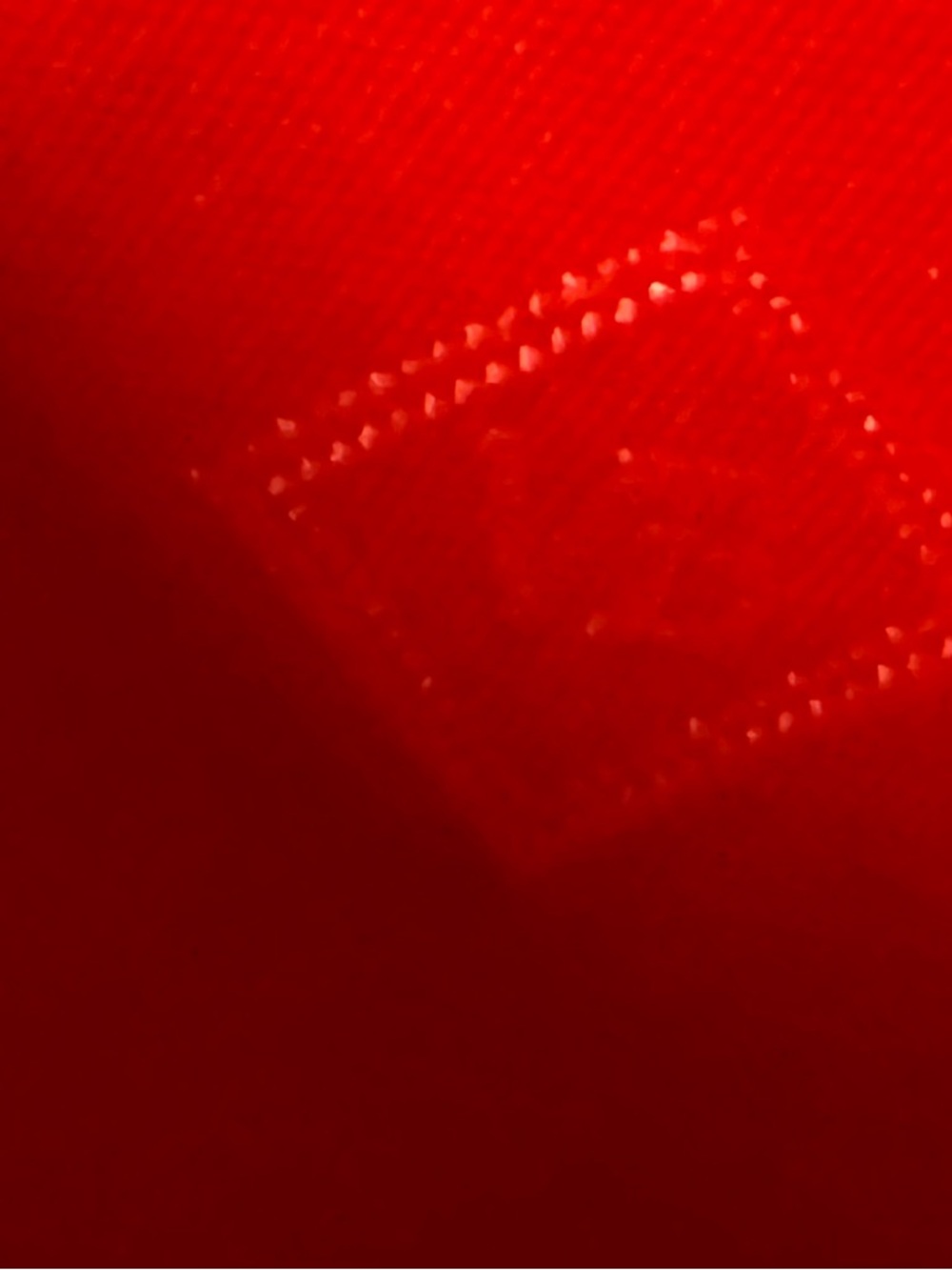Vera Bradley Red Envelope Wallet with Tan Strap Accents - Picture 2 of 5